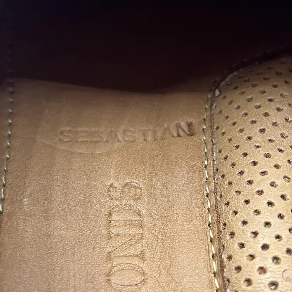 Allen Edmonds Sebastian Bit Loafers Men Size 8.5 Beige Linen Driving Shoes NEW